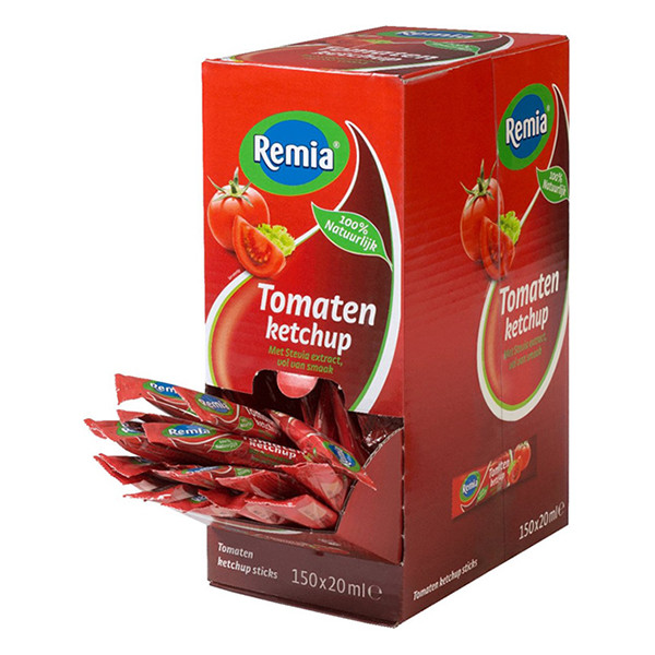 Remia Ketchup aux tomates bâtonnets 20 ml (150 pièces) 44741 423841 - 1