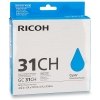 Ricoh GC-31CH cartouche d'encre gel haute capacité (d'origine) - cyan
