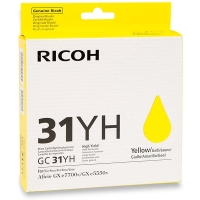Ricoh GC-31YH cartouche d'encre gel haute capacité (d'origine) - jaune 405704 073812