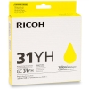 Ricoh GC-31YH cartouche d'encre gel haute capacité (d'origine) - jaune
