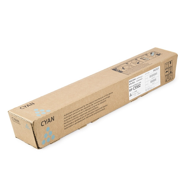 Ricoh MP C5502E toner (d'origine) - cyan 841686 842023 073816 - 1