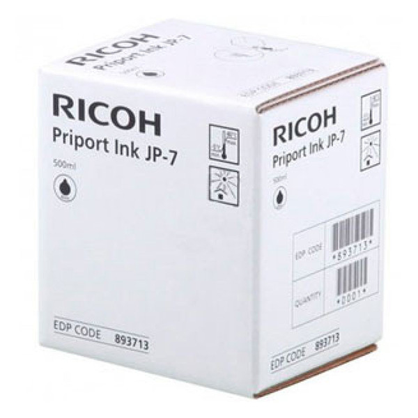 Ricoh type JP7 cartouche d'encre (d'origine) - noir 893713 074714 - 1