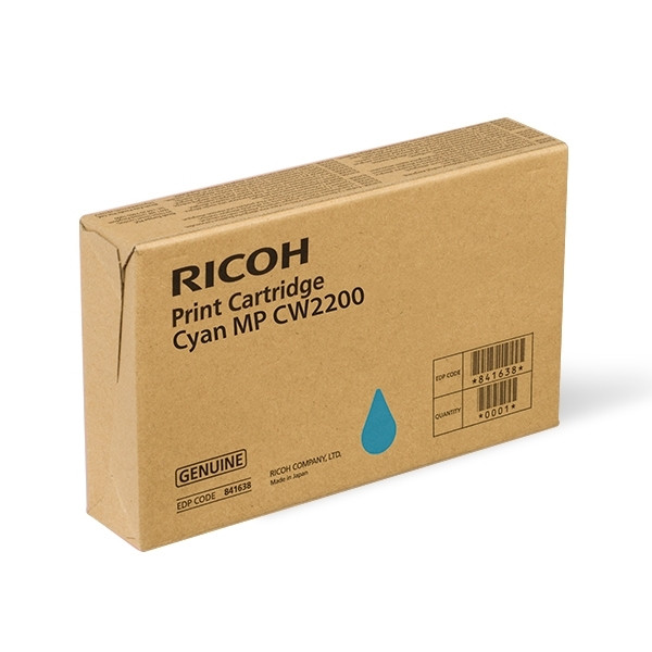 Ricoh type MP CW2200 cartouche d'encre (d'origine) - cyan 841636 067002 - 1