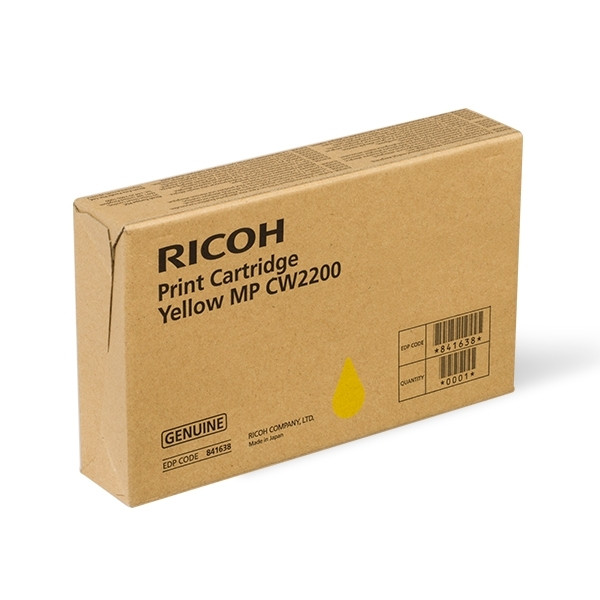Ricoh type MP CW2200 cartouche d'encre (d'origine) - jaune 841638 067006 - 1