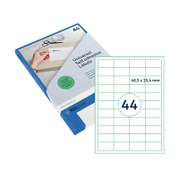 Rillstab Rillprint étiquettes transparentes 48,5 x 25,4 mm (1100 étiquettes) 83202 068148