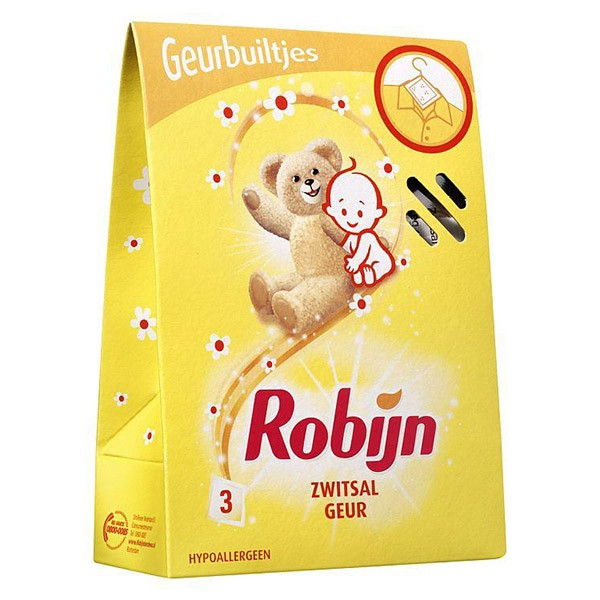 Robijn Zwitsal sachets parfumés pour armoire (3 pièces)  SRO00035 - 1