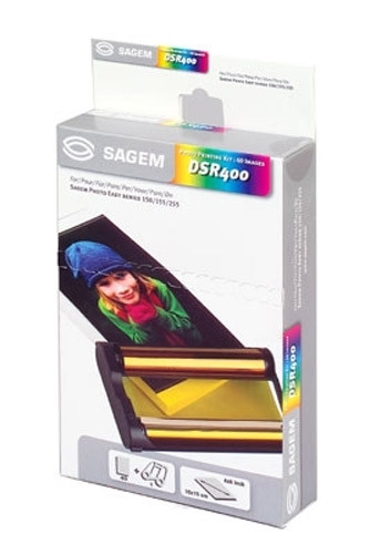 Sagem DSR 400 cartouche d'encre couleur + 40 feuilles format 10 x 15 (d'origine) DSR-400 031910 - 1