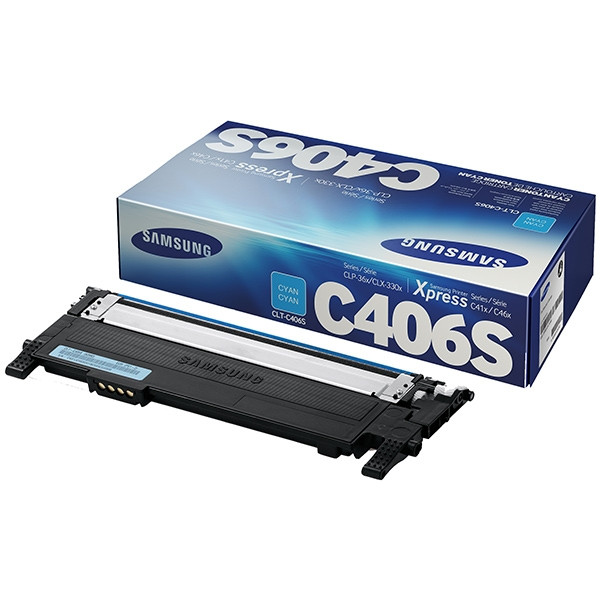 Cyan Compatible Samsung CLT-C406S High Yield Replacement Toner