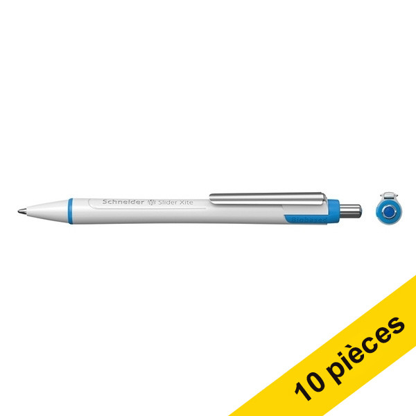 Schneider Offre : 10x Schneider Slider Xite stylo-bille - blanc-bleu  239991 - 1