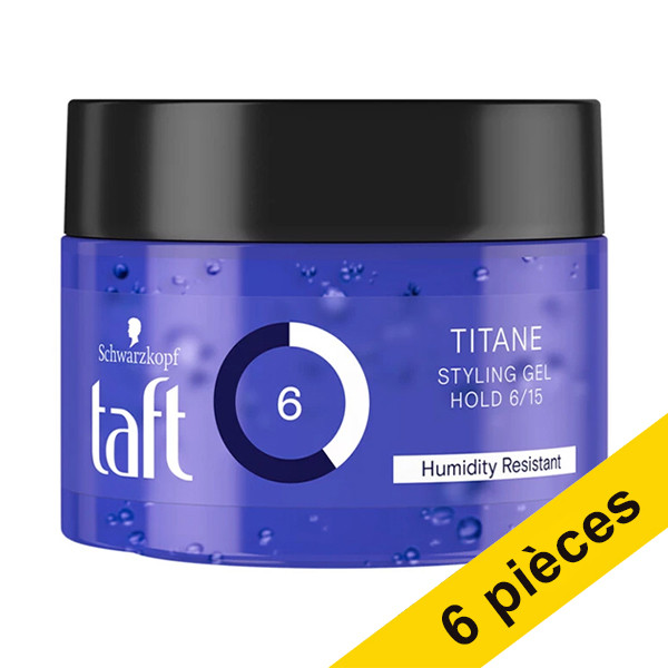 Schwarzkopf Offre: 6x Schwarzkopf Taft Titane gel puissant (250 ml)  SSC00164 - 1