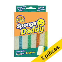 Scrub Daddy Offre : 3x Scrub Daddy Sponge Daddy éponge à récurer (4 pièces)  SSC00242