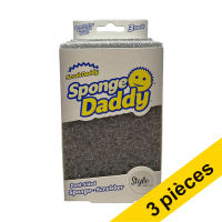 Scrub Daddy Offre : 3x Scrub Daddy Sponge Daddy éponge gris Style Collection (3 pièces)  SSC00243