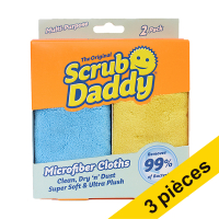 Scrub Daddy Offre : 3x Scrub Daddy chiffons microfibres (2 pièces)  SSC00246