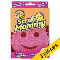 Scrub Daddy Offre : 3x Scrub Mommy éponge - rose SSC00205 SSC00240