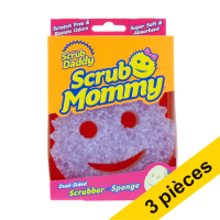 Scrub Daddy Offre : 3x Scrub Mommy éponge - violet  SSC00239