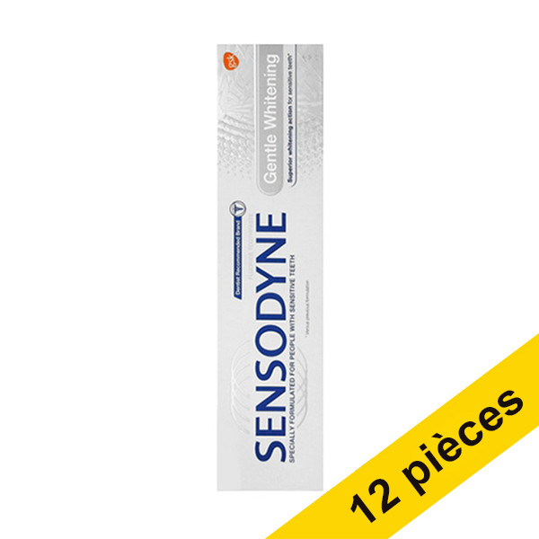 Sensodyne Offre : 12x Sensodyne Gentle Whitening dentifrice (75 ml)  SSE05006 - 1