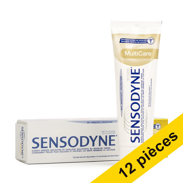 Sensodyne Offre : 12x Sensodyne MultiCare dentifrice (75 ml)  SSE05007 - 1