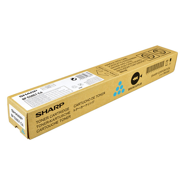 Sharp BP-C50GTCA toner (d'origine) - cyan BPC50GTCA 032272 - 1