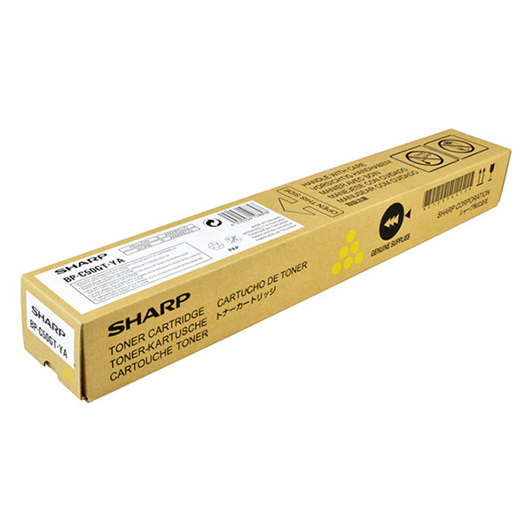 Sharp BP-C50GTYA toner (d'origine) - jaune BPC50GTYA 032276 - 1