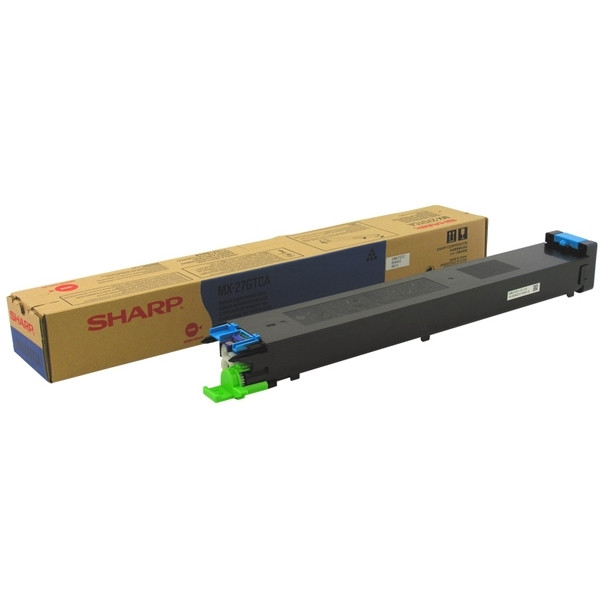 Sharp MX-27GTCA toner (d'origine) - cyan MX27GTCA 082124 - 1