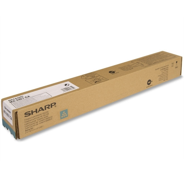 Sharp MX-51GTCA toner (d'origine) - cyan MX51GTCA 082276 - 1