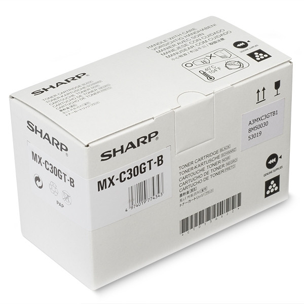 Sharp MX-C30GTB toner (d'origine) - noir MXC30GTB 082722 - 1