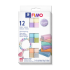 Fimo soft pâte à modeler 25g pastel (12 pièces)