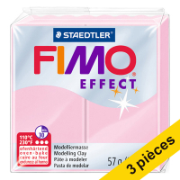 Offre : 3x Fimo effect pâte à modeler 57g - 205 rose pastel