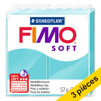 Offre : 3x Fimo soft pâte à modeler 57g - 39 menthe poivrée