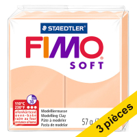 Offre : 3x Fimo soft pâte à modeler 57g - 43 beige