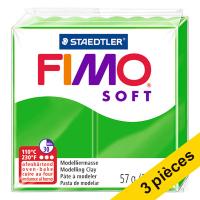 Offre : 3x Fimo soft pâte à modeler 57g - 53 vert tropical