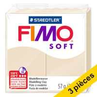 Offre : 3x Fimo soft pâte à modeler 57g - 70 sahara