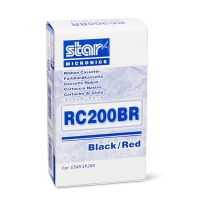 Star RC-200BR ruban encreur noir/rouge (d'origine) RC200BR 081015