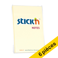 Offre: 6x Stick'n notes 152 x 102 mm - jaune pastel