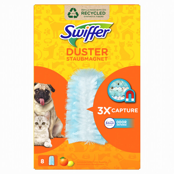 Swiffer Duster Animaux avec recharges Ambi Pur (8 lingettes)  SSW00572 - 1