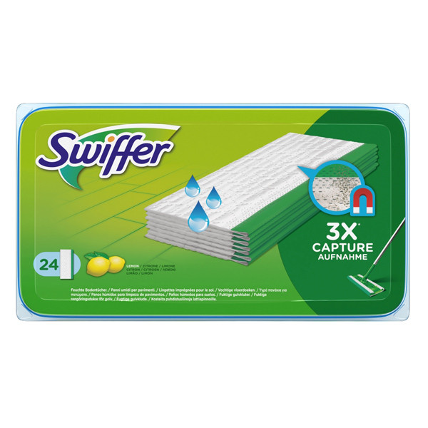 Swiffer Sweeper lingettes humides pour sols recharge (24 pièces) 46750463 SSW00027 - 1