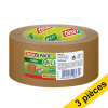 Offre : 3x Tesa Eco Forte Adhérence ruban d'emballage papier 50 mm x 50 m (1 rouleau) - marron
