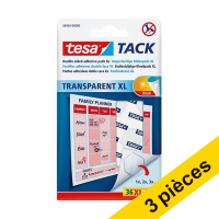 Offre : 3x Tesa pastilles adhésives transparentes XL (36 pièces)
