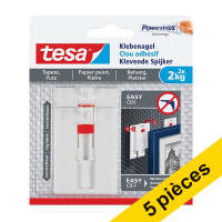 Offre : 5x Tesa clous adhésifs ajustables pour surfaces sensibles 2 kg (2 pièces)