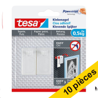 Offre : 5x Tesa clous adhésifs pour surfaces sensibles 0,5 kg (2 clous)