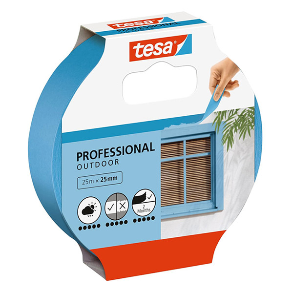 Tesa Professional Outdoor ruban de masquage 25 mm x 25 m 56250-00000-03 203379 - 1