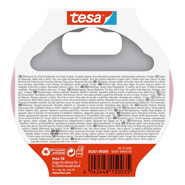 Tesa Professional Sensitive ruban de masquage 38 mm x 25 m 56261-00000-04 203378 - 2