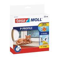 Tesa TesaMoll Classic P-profile joint d'isolation 25 m x 9 mm - blanc 05391-00100-00 203312