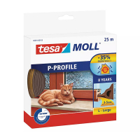Tesa TesaMoll Classic P-profile joint d'isolation 25 m x 9 mm - marron 05391-00101-00 203313