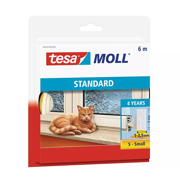Tesa TesaMoll Standard I-profile joint d'isolation 6 m x 9 mm - blanc 05559-00100-00 203314 - 1