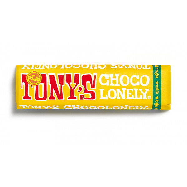 Tony's Chocolonely barre de chocolat lait nougat 47 grammes 17479 423259 - 1
