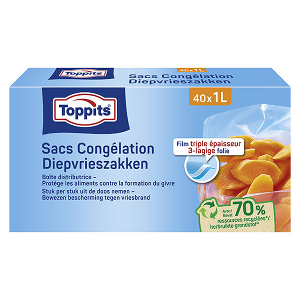 Toppits sacs congélation 1 litre (40 pièces) 6775813 STO05016 - 1