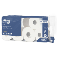 Tork 110316 papier toilette 3 plis 8 rouleaux pour distributeur Tork T4 110316 STO00108