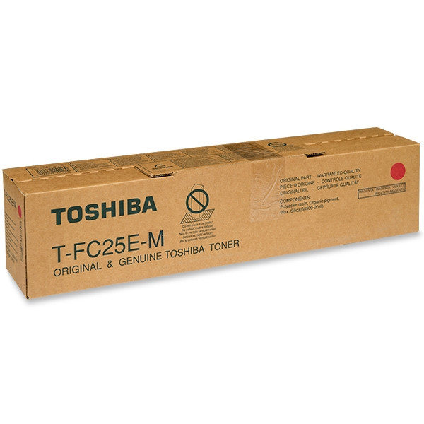 Toshiba T-FC25EM toner magenta (d'origine) 6AJ00000078 078698 - 1