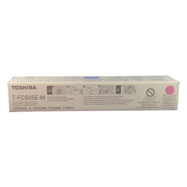 Toshiba T-FC505EM toner magenta (d'origine) 6AJ00000143 078396 - 1